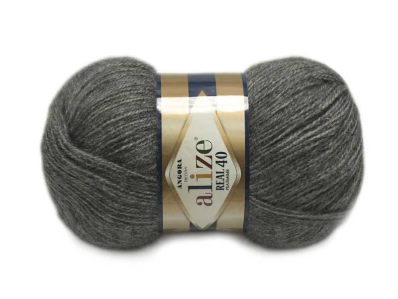 

Alize Angora Real 40, Серый-меланж №182