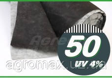 Агроволокно для мулчування П-50 1,07 м*100 м чорно-біле з перфорацією