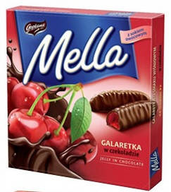 Цукерки желе у шоколаді Mella Goplana вишня , 190 гр, фото 2
