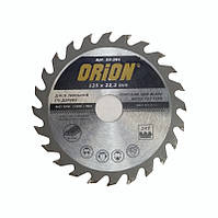 Пила дискова з твердосплавною напайкою " ORION" 125*22 z24