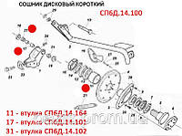 Втулка СП6Д.14.101. Запчасти к сеялкам СПУ