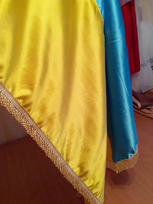 Прапор України з бахромою (100х150см), фото 2