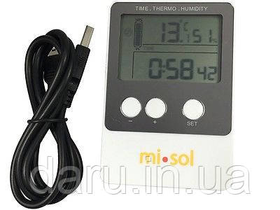 Реєстратор температури і вологості Misol DS102 (T: -40 °C до 60 °C; RH:1% - 99%) Пам'ять: 20736. Калібрується!