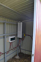 Подключение сетевого солнечного инвертора OMRON KP 100L-OD-EU (10 кВт, 3 фазы, 3 МРРТ ) и комплекта защитной автоматики