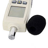 Цифровий шумомір Benetech GM1352 ( вимірювач рівня шуму ) ( 30 — 130 dB), фото 3