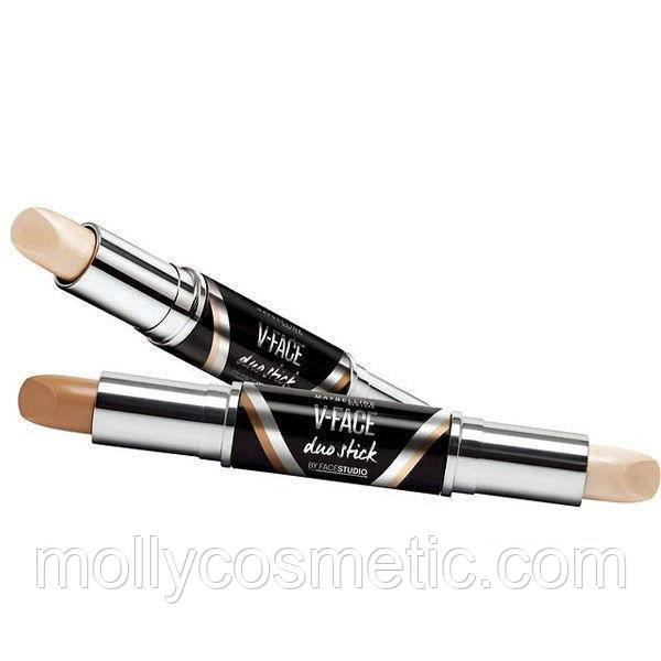 Подвійний олівець для контурування KAQIYA V-Face Stick duo