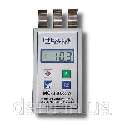 Вологомір деревини і будматеріалів Exotek MC-380XCA (0-98%) 230 порід, 19 груп стрйматериалов. Німеччина