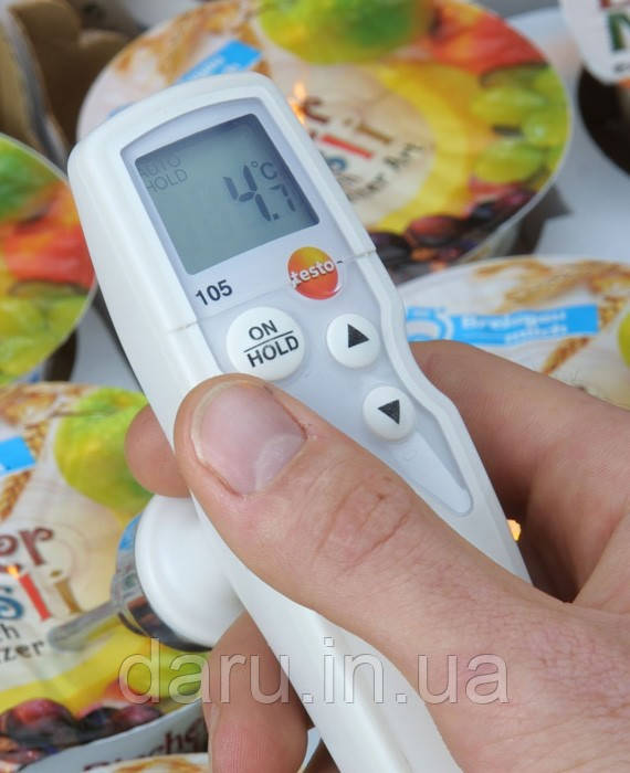 Термометр пищевой со сменными зондами Testo 105 (50 +275 °C) сертифицирован HACCP (3 зонда, кейс) Германия - фото 5 - id-p591633634