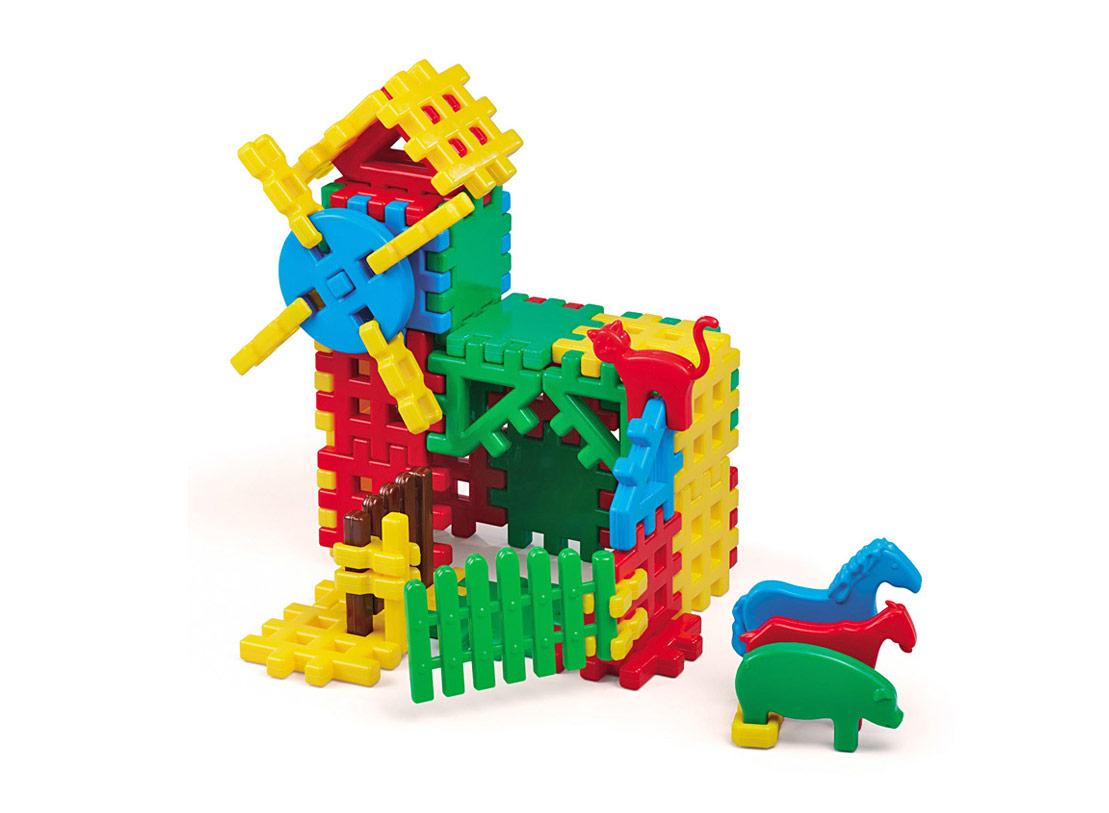 Конструктор дитячий "Млин" 50 елементів, фото 1