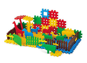 Конструктор дитячий "Зоопарк" 50 елементів