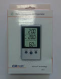 Термо-гігрометр Elitech DT-2 (Великобританія) ( -30°C... +50°C; 20%...99%) з термопарою 2 м (-50...+70°C), фото 5