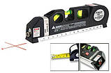Лазерний рівень нівелір Fixit Laser Level Pro PR0 3 в 1: лазерний рівень, рідинний рівень, рулетка, фото 3