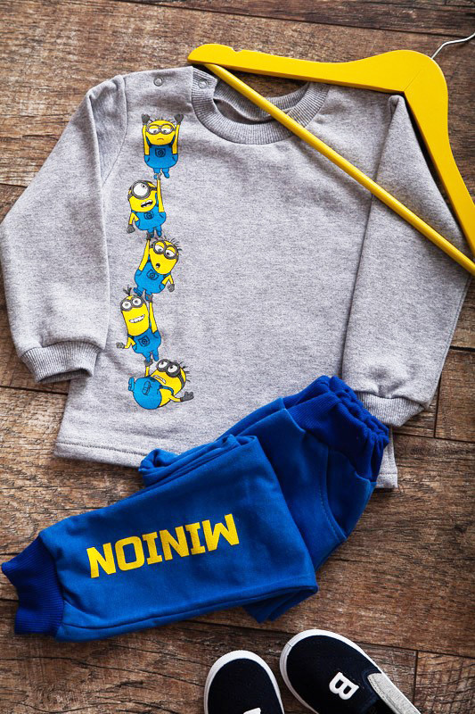 Костюм дитячий утеплений на хлопчика, Мінйон, фото 1