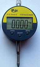 Цифровий індикатор годинникового типу ИЧЦ 0-12,7 мм (0,001 мм) без вушка в водозащитном корпусі IP54