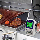 Термометр для м'яса ThermoPro TP-10 (від -9 до +250°C) з виносним датчиком з нержавіючої сталі і таймером, фото 4