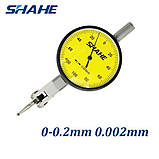 Індикатор важільно-зубчастий Тип ИРБПТ Shahe 0-0.2 mm/0.002 mm (5313-02A). Клас точності 1., фото 3