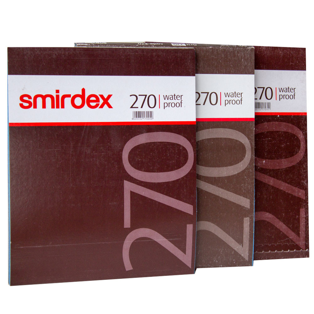 Наждачний папір водостійкий SMIRDEX 230 x 280 мм P4000