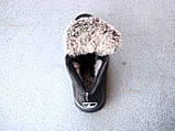 Зимові високі шкіряні чоловічі кросівки — черевики, фото 4