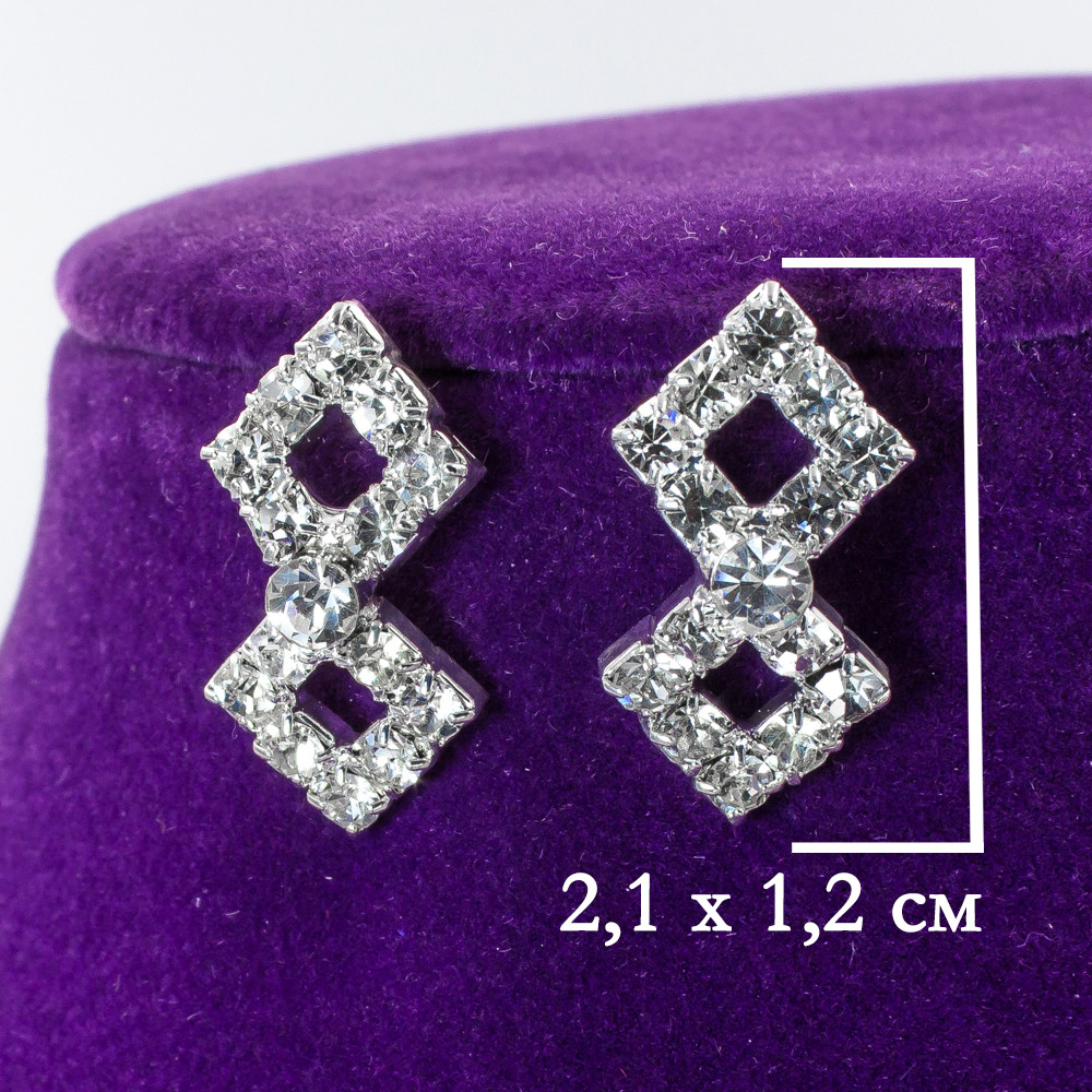 Сережки "Вісімка", фото 1