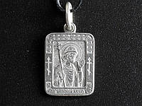 Нательная икона Борис Святой мученик Благоверный князь Борис Металл с серебряным покрытием 3х2х0,2 см (05057)