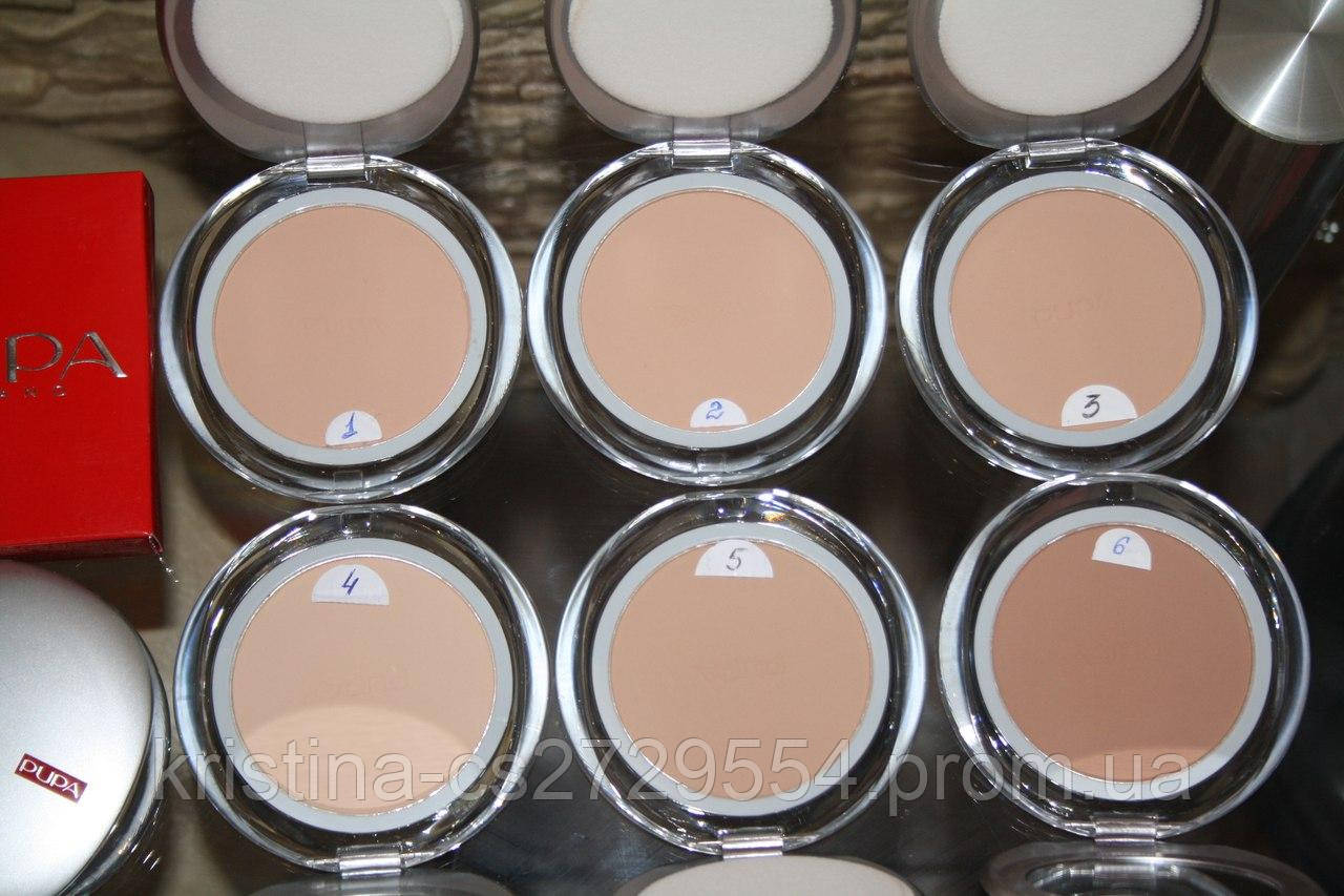 Компактна пудра Pupa 11 грам SilkTouch Compact Powder Пупа Сілк Тач Компакт (Копія)