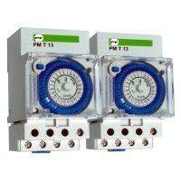 Таймер електро-механічний РМТ13 PF (реле модульне), фото 1