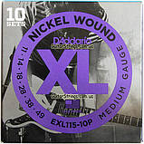 Струни D'Addario EXL115-10P Nickel Wound 11-49 1 set, фото 3