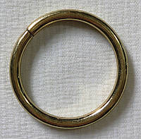 Кольцо обычное д. 25 мм, золото