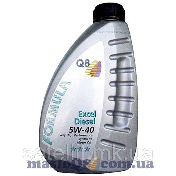 Олива моторна Q8 5W40 (1 л) дизель Formula Excel Diesel, CF(B3/B4)