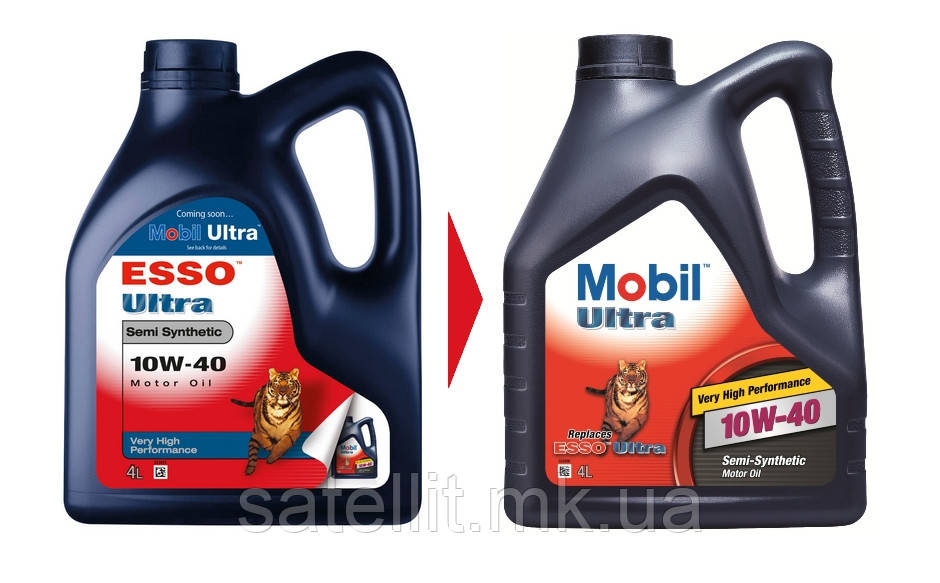 Олива моторна Mobil (Esso) Ultra 10W40 4L