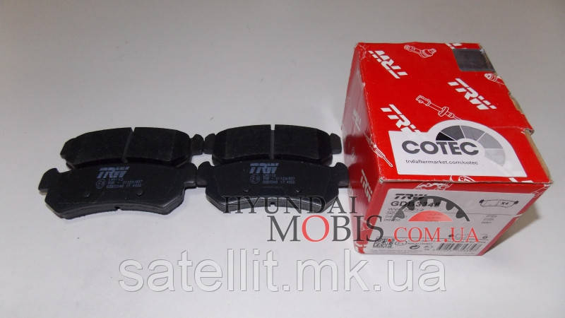 Колодки гальмівні GDB3348 (вир-во TRW) lacetti, GDB3348
