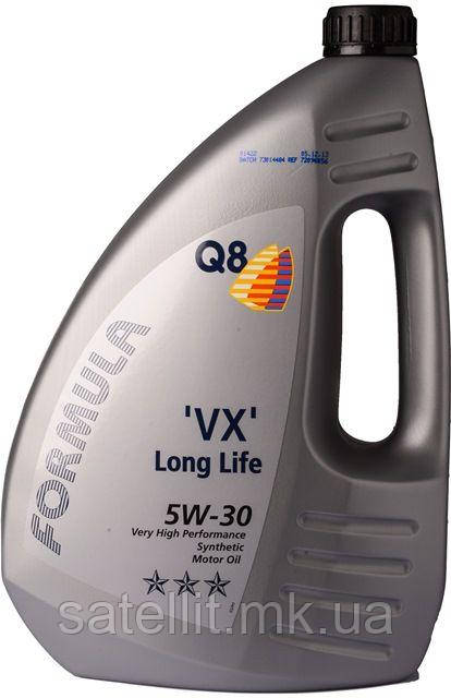 Олива моторна Q8 5W30 (4 л) Formula VX Long Life, A3.B4.C2.C3