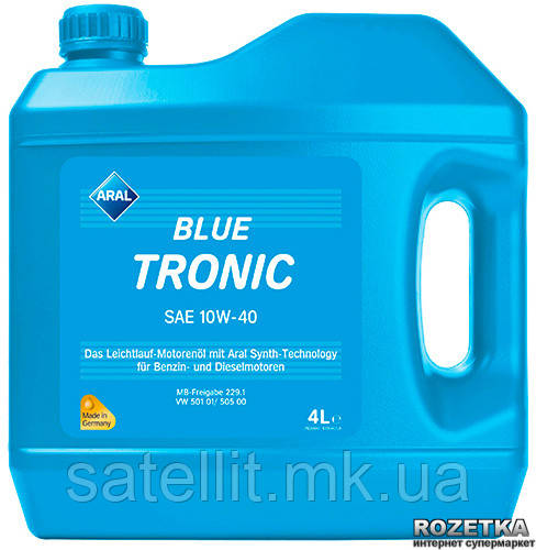 Олива моторна ARAL 10W40 BlueTronic SL/CF 4L