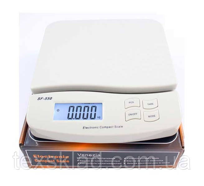 Кухонні електронні ваги SF-550 (10kg/1gr)