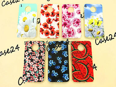 TPU чохол Print для Motorola Moto E4 Plus квіти