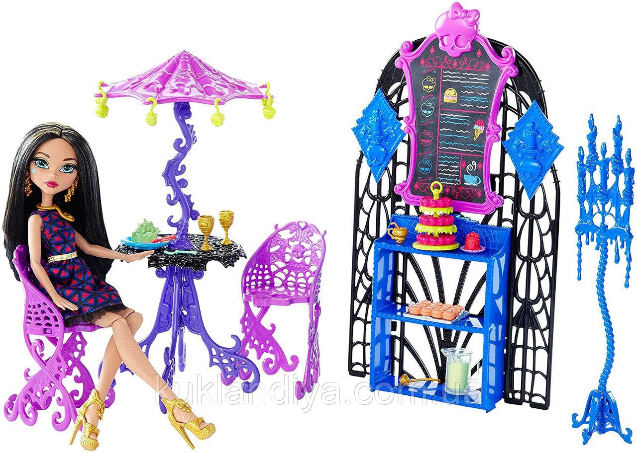 Набір Monster High Клео де Ніл Scream & Sugar (Кафе), фото 1