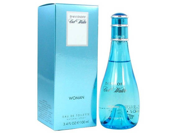 Davidoff Cool Water Women туалетна вода 100 ml. (Давідофф Кул Ватер Вумен), фото 2