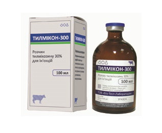 Тілмікон 300 100 мл ветеринарний антибіотик широкого спектра дії, фото 1