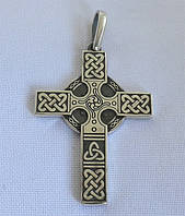 Кельтский крест оберег из серебра 925-ой пробы