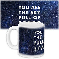 Чашка з принтом You are the sky full of stars 330 мл (KR_ORG007)