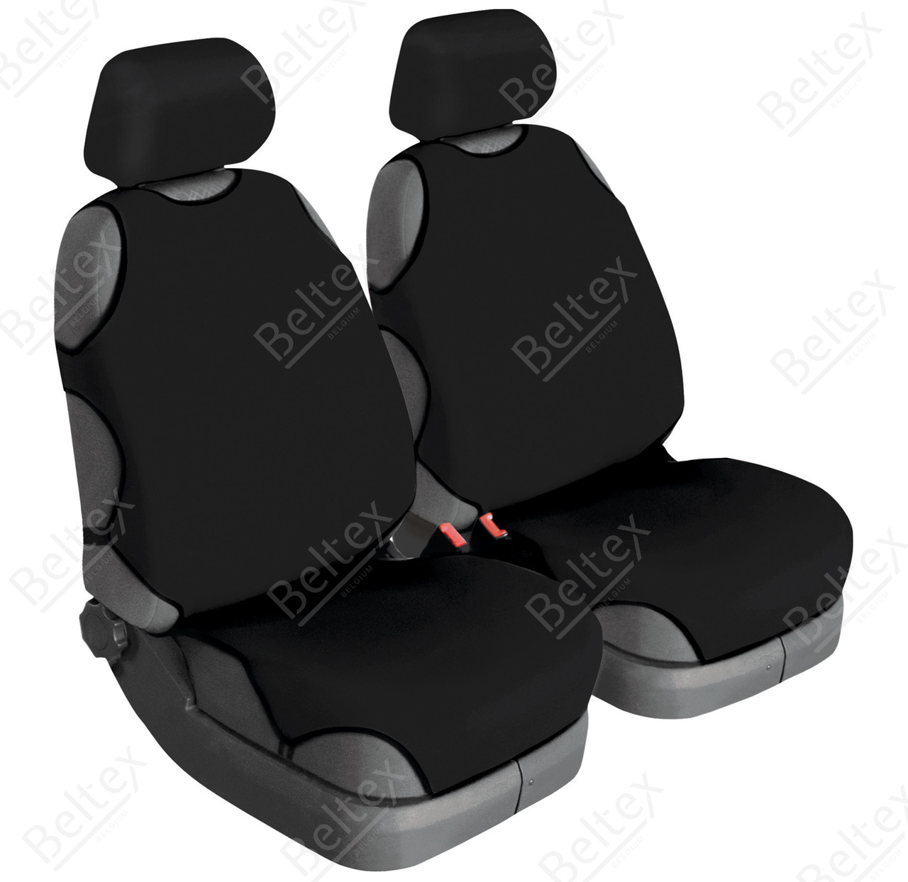 Чехлы на передние сиденья черные Beltex Delux (12210) - фото 1 - id-p42057546