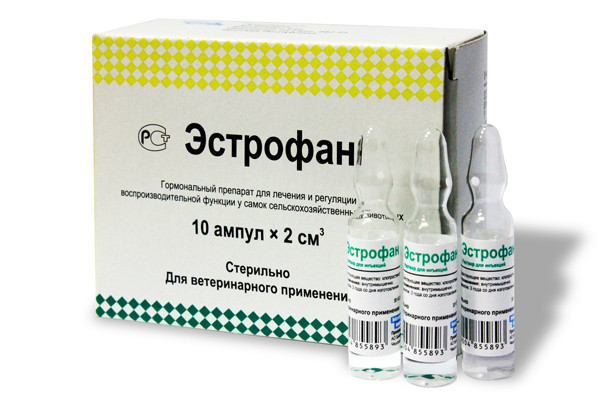 Естрофан 2,0 № 10 Bioveta Чехія гормональний ветеринарний препарат