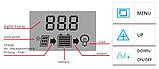 Контролер 30 А 12 В/24 В з дисплеєм + 2 USB гнізда, фото 4