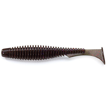 Силікон FISH UP U-Shad 2"- #050 - Green Pumpkin Brown/Red & Purple