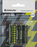 Батарейка DEFENDER Alcaline AAA/LR03 (4шт)