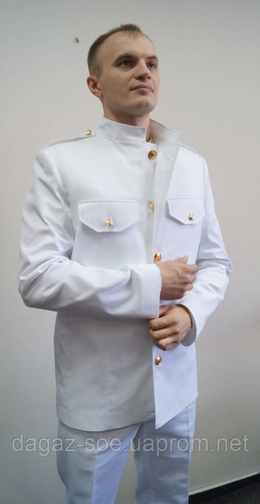 Китель ВМФ Украины, белый - фото 6 - id-p605179678