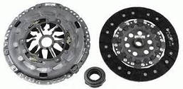 Комплект зчеплення VW T5, Фольксваген T5 1.9 TDI 62-77kw, 2.0 TDI 62-84kw, T VI 2.0 TDI 62-75k 15- (d=230mm), фото 3