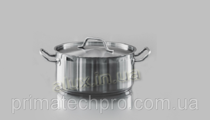 Каструля низька з кришкою d28*h13  8,0 л, фото 1