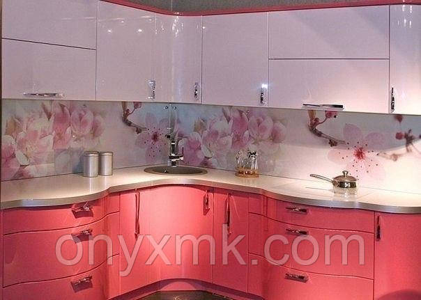 Рожева кухня "Хвиля"