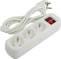 Мережевий подовжувач Defender s318, 3 розетки, 1,8 м